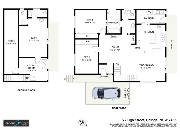 Floorplan of Homely house listing, 56 High Street, Urunga NSW 2455