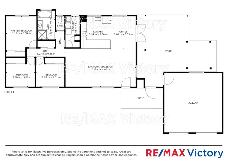 Floorplan of Homely house listing, 42 Moatah Drive, Beachmere QLD 4510