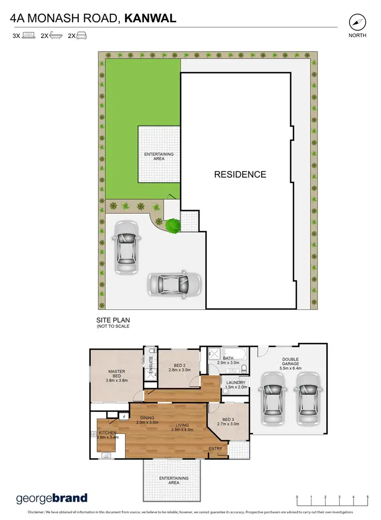 Floorplan of Homely house listing, 4a Monash Road, Kanwal NSW 2259