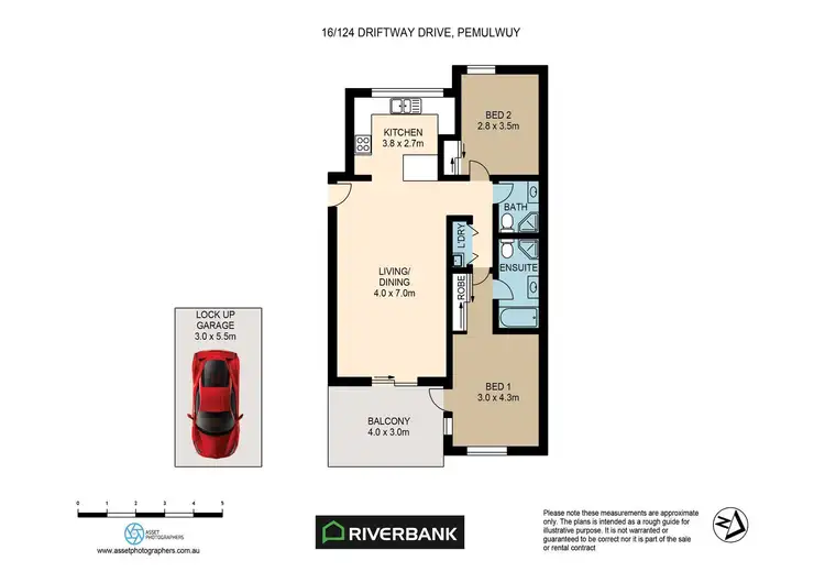 Floorplan of Homely unit listing, 16/124 Driftway Drive, Pemulwuy NSW 2145