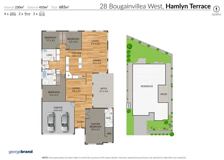Floorplan of Homely house listing, 28 Bougainvillea Road West, Hamlyn Terrace NSW 2259