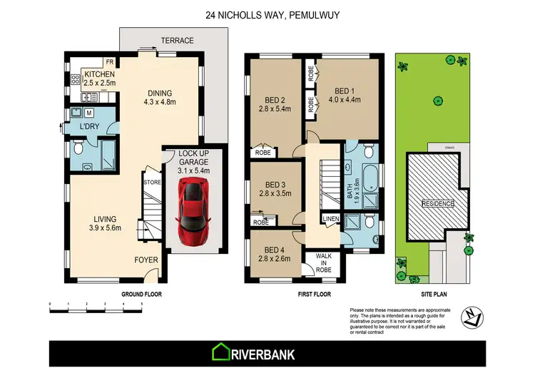 Floorplan of Homely house listing, 24 Nicholls Way, Pemulwuy NSW 2145
