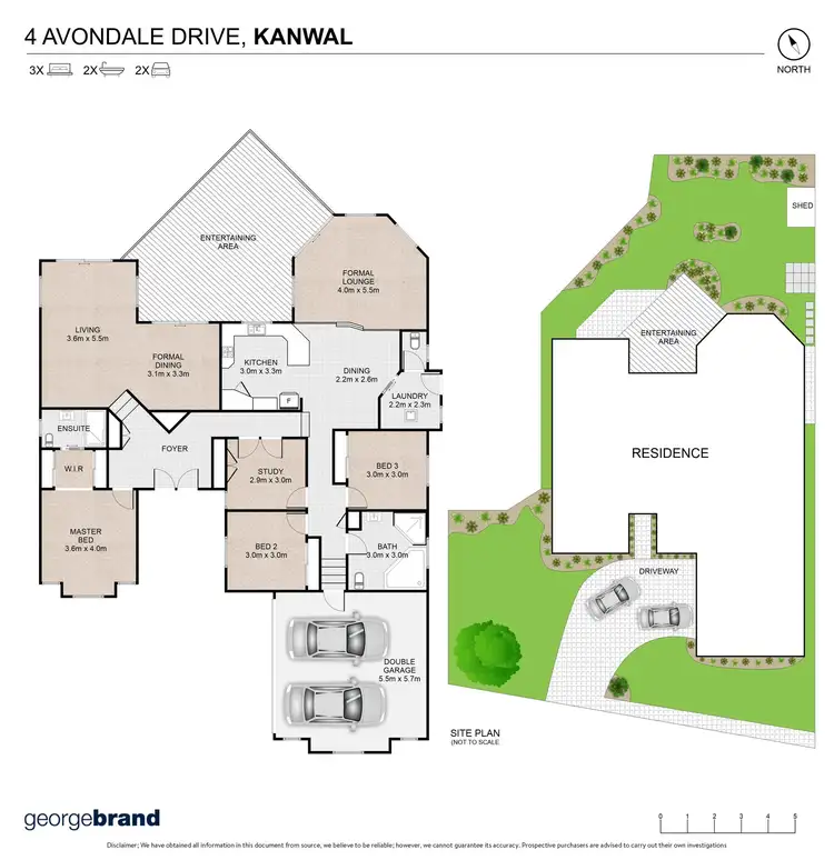 Floorplan of Homely house listing, 4 Avondale Drive, Kanwal NSW 2259