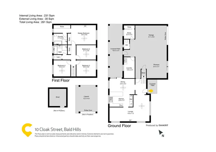 Floorplan of Homely house listing, 10 Cloak Street, Bald Hills QLD 4036