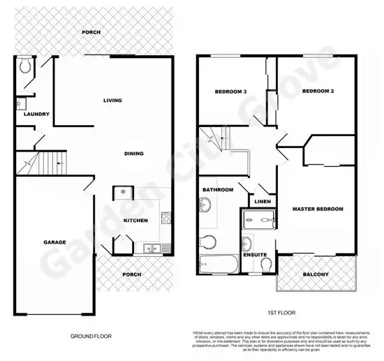 Floorplan of Homely townhouse listing, Address available on request
