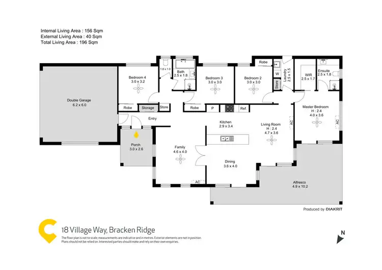 Floorplan of Homely house listing, 18 Village Way, Bracken Ridge QLD 4017