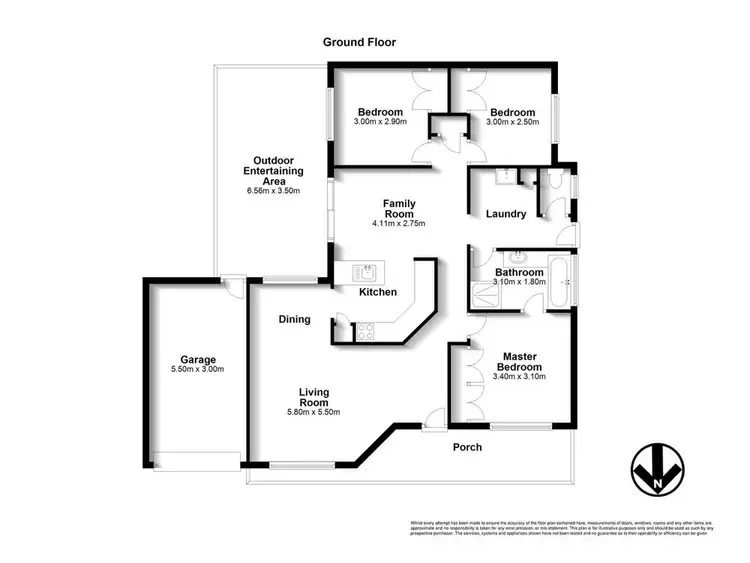 Floorplan of Homely house listing, 6 Lotus Place, Bli Bli QLD 4560