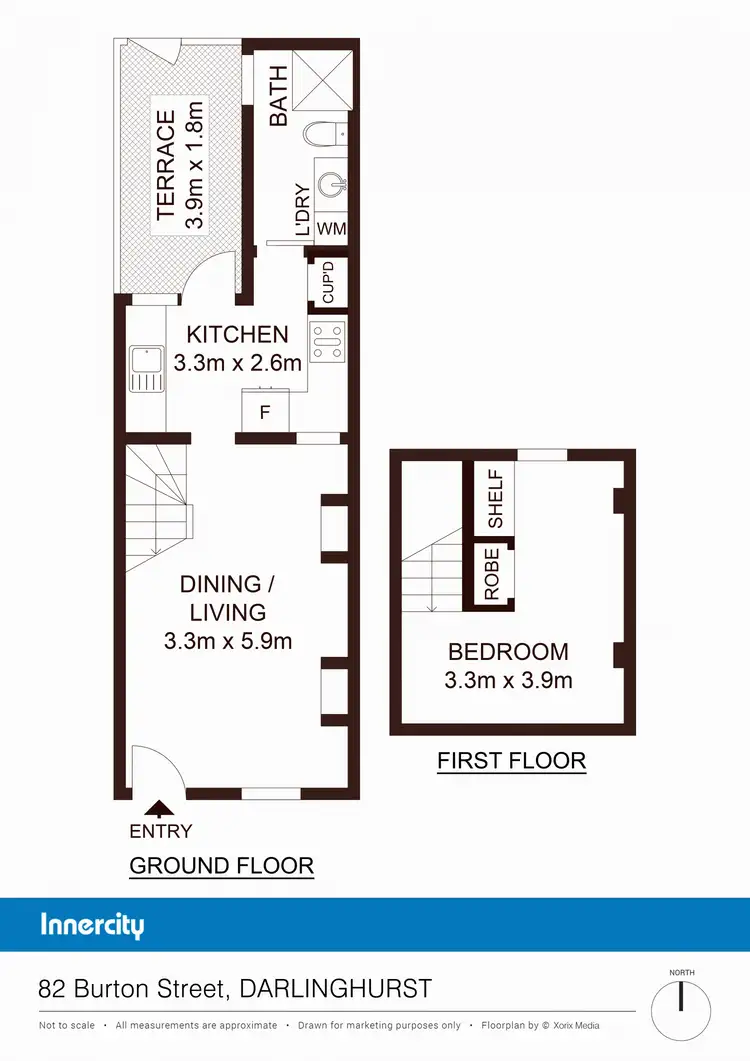 Floorplan of Homely house listing, 82 Burton St, Darlinghurst NSW 2010