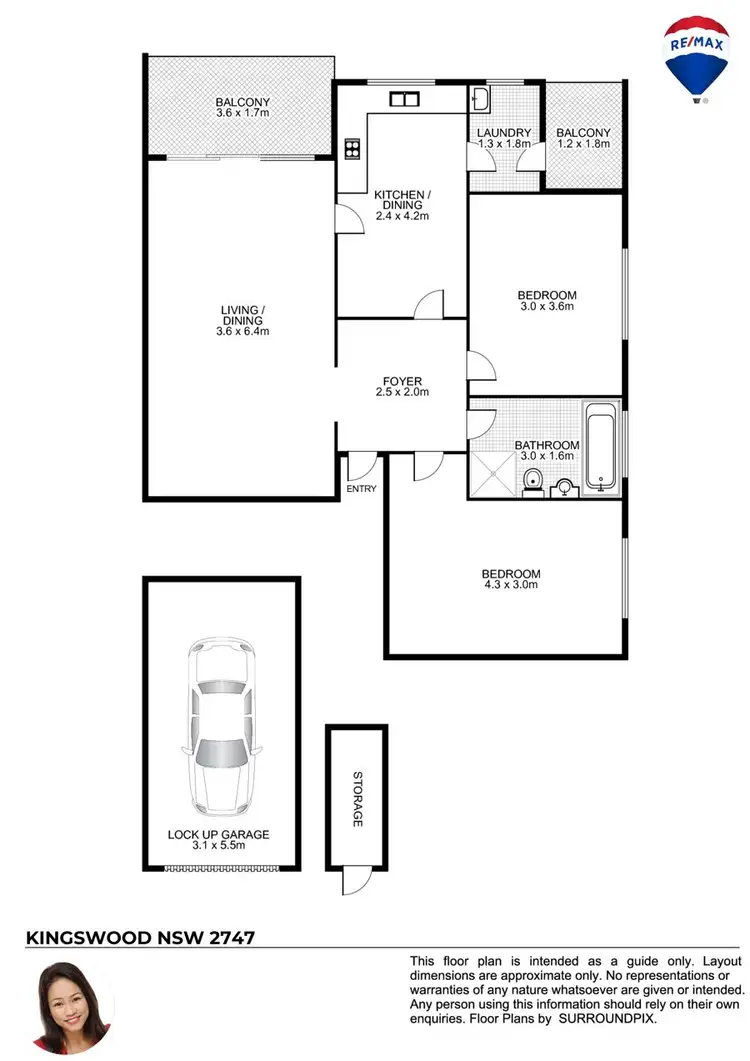 Floorplan of Homely house listing, 6/13 RODGERS STREET, Kingswood NSW 2747