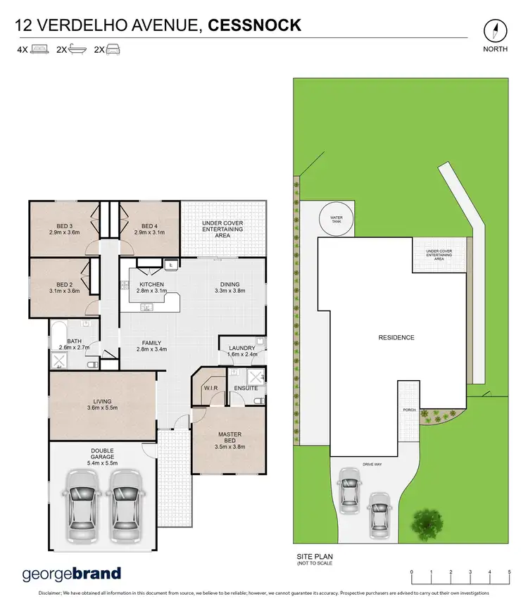 Floorplan of Homely house listing, 12 Verdelho Avenue, Cessnock NSW 2325