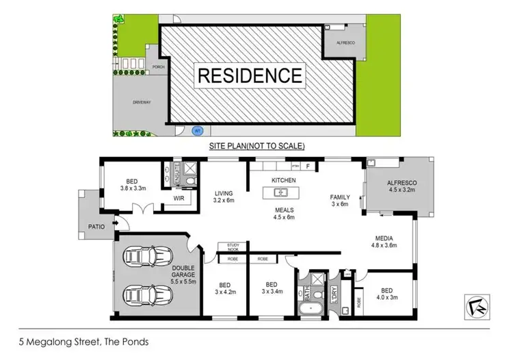 Floorplan of Homely house listing, 5 megalong Street, The Ponds NSW 2769