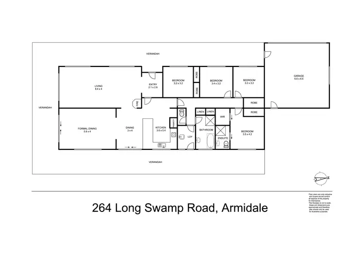 Floorplan of Homely house listing, 264 Long Swamp Road, Armidale NSW 2350