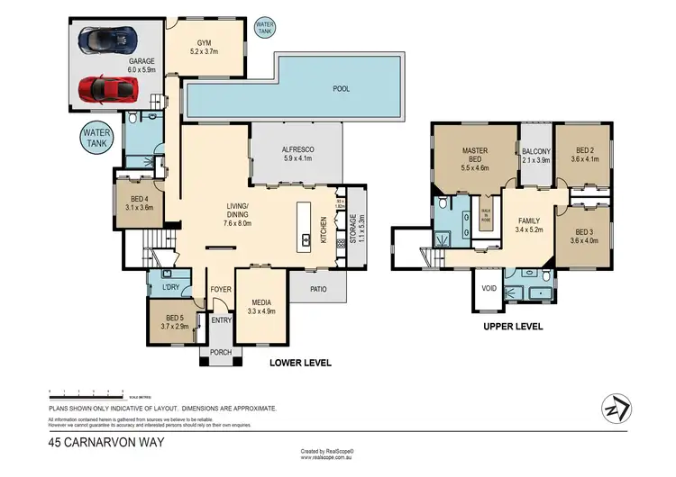 Floorplan of Homely house listing, 45 Carnarvon Way, Murarrie QLD 4172