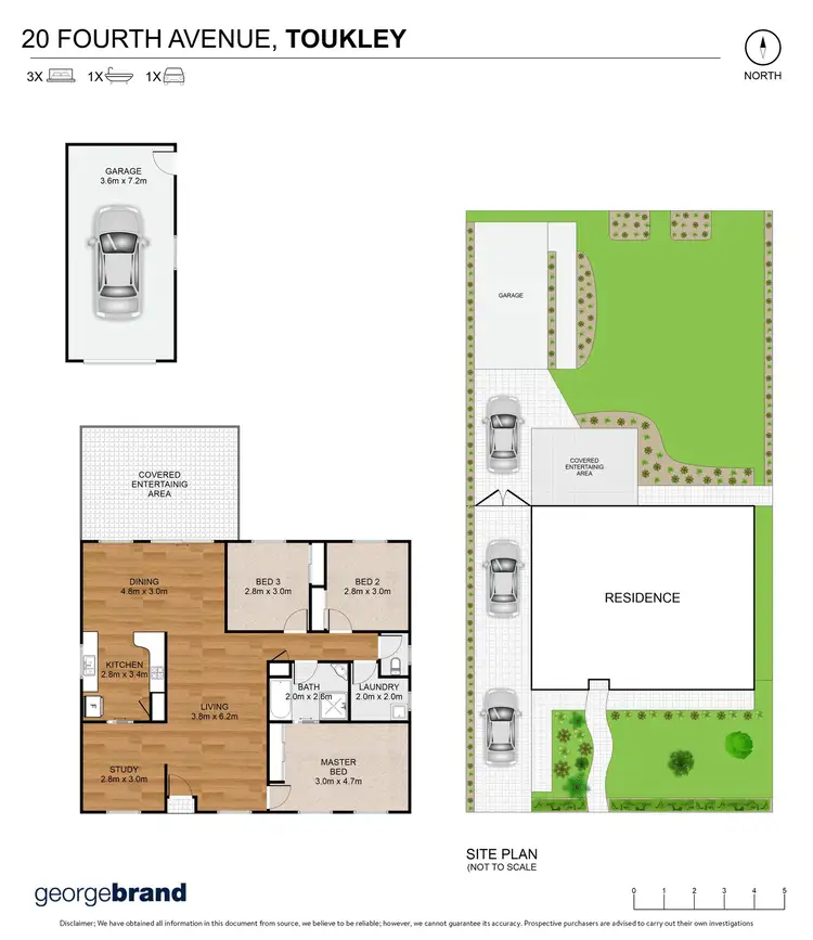 Floorplan of Homely house listing, 20 Fourth Avenue, Toukley NSW 2263