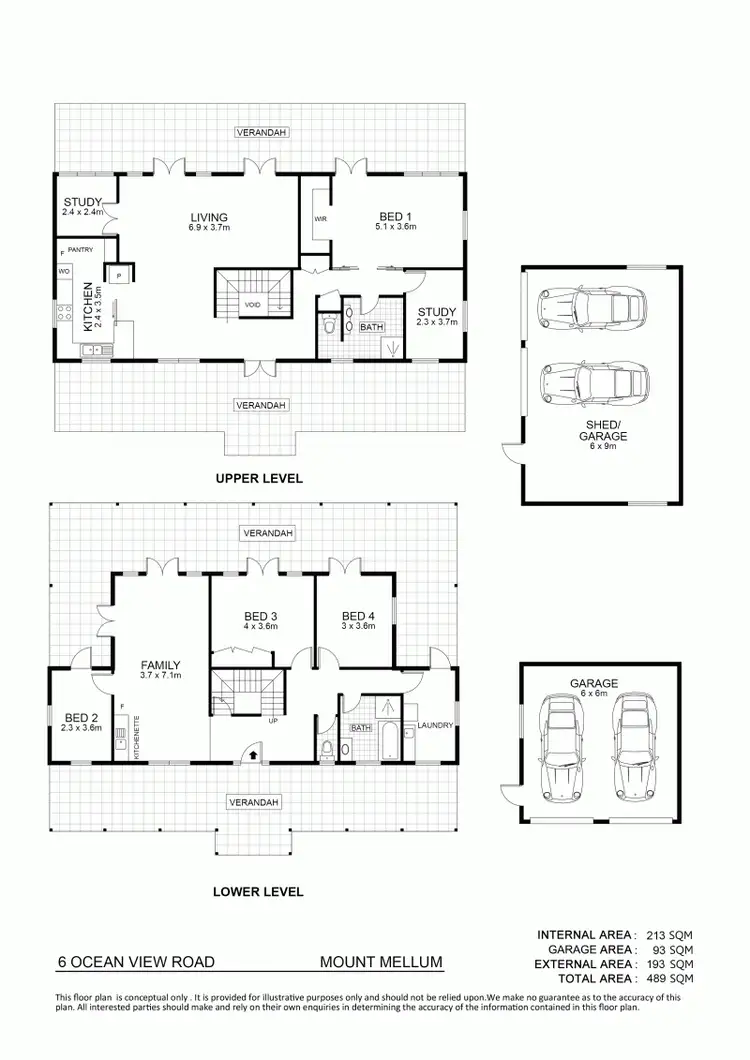 Floorplan of Homely house listing, 6 Ocean View Road, Mount Mellum QLD 4550