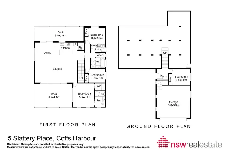 Floorplan of Homely house listing, 5 Slattery Place, Coffs Harbour NSW 2450