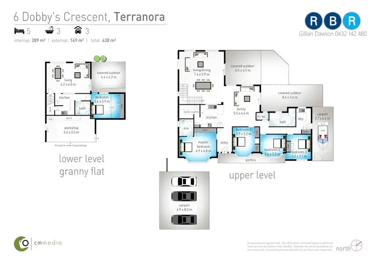 Floorplan of Homely house listing, 6 Dobbys Crescent, Terranora NSW 2486