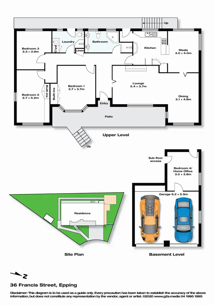 Floorplan of Homely house listing, 36 Francis Street, Epping NSW 2121