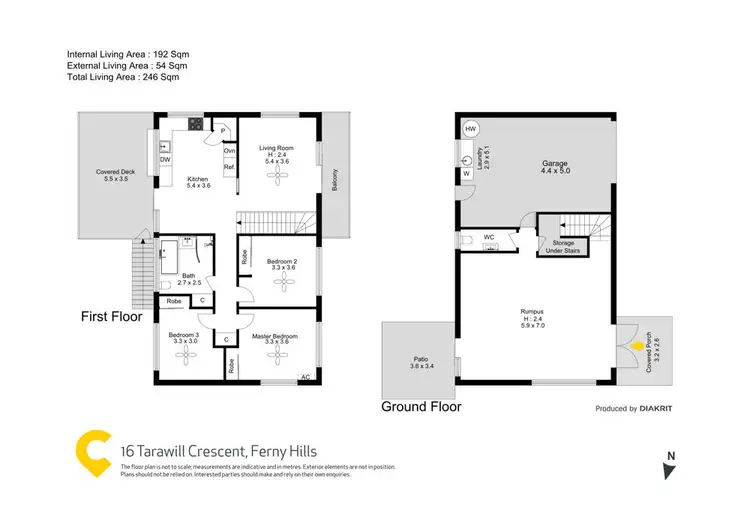 Floorplan of Homely house listing, 16 Tarawill Crescent, Ferny Hills QLD 4055