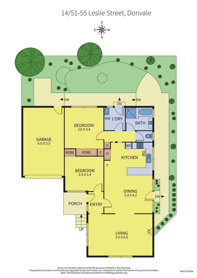 Floorplan of Homely unit listing, 14/51-55 Leslie Street, Donvale VIC 3111