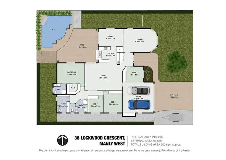 Floorplan of Homely house listing, 38 Lockwood Crescent, Manly West QLD 4179