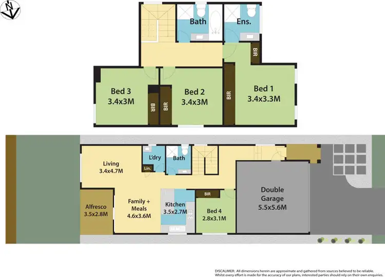 Floorplan of Homely house listing, 28 Chino Place, Kellyville Ridge NSW 2155