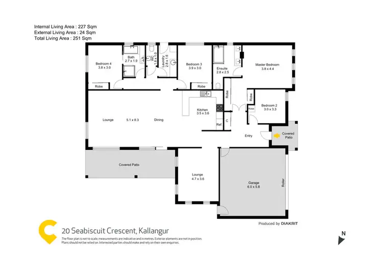 Floorplan of Homely house listing, 20 Seabiscuit Crescent, Kallangur QLD 4503
