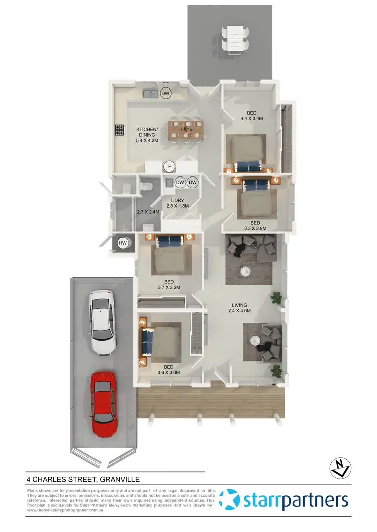 Floorplan of Homely house listing, 4 Charles Street, Granville NSW 2142