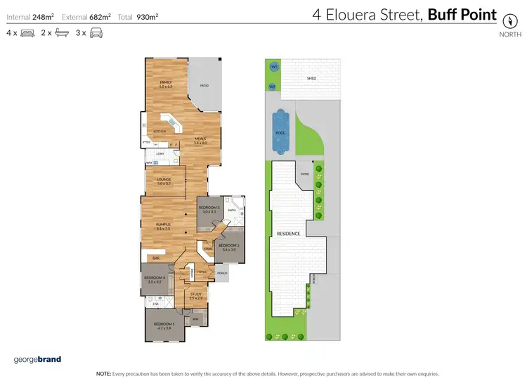 Floorplan of Homely house listing, 4 Elouera Avenue, Buff Point NSW 2262