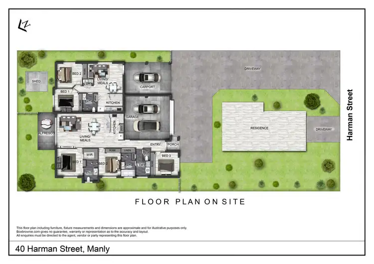 Floorplan of Homely house listing, 40 Harman Street, Manly QLD 4179