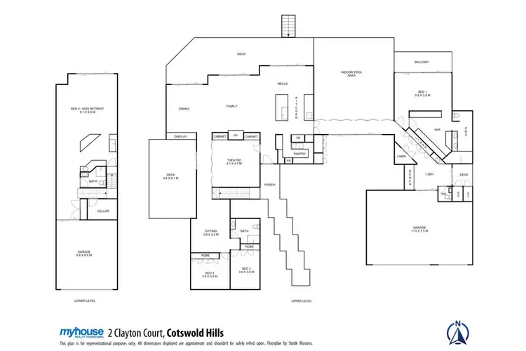Floorplan of Homely rural property listing, 12 Clayton Court, Cotswold Hills QLD 4350