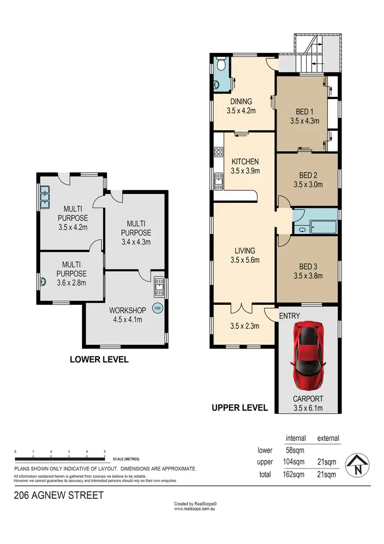 Floorplan of Homely house listing, 206 Agnew Street, Morningside QLD 4170