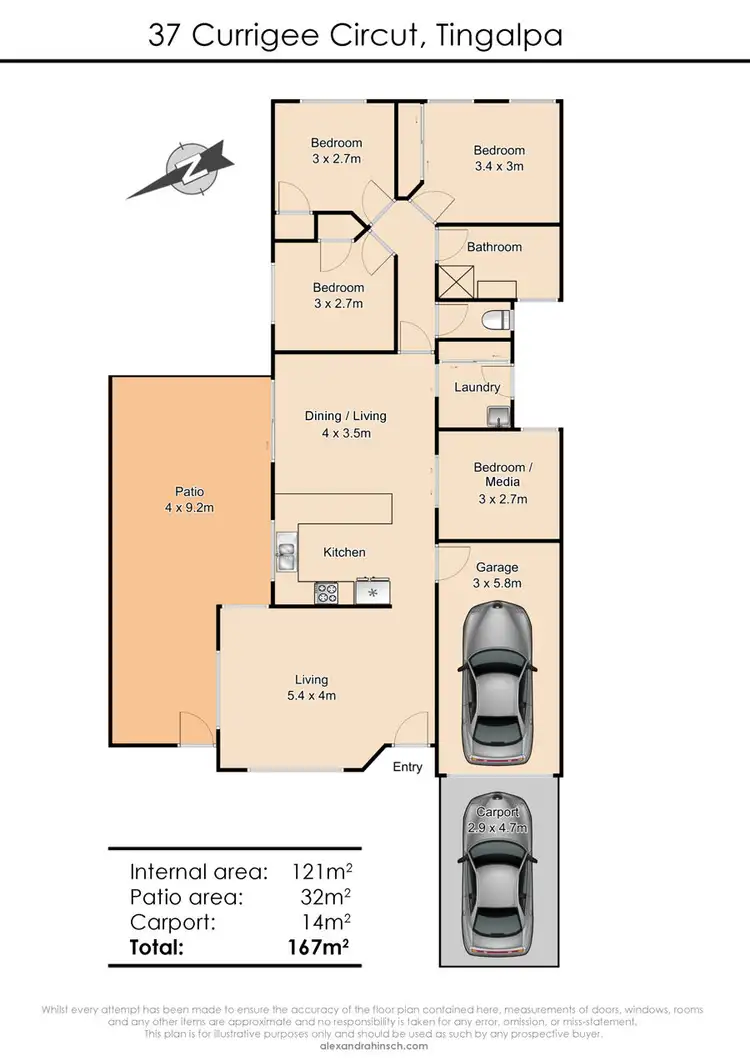 Floorplan of Homely house listing, 37 Currigee Circuit, Tingalpa QLD 4173