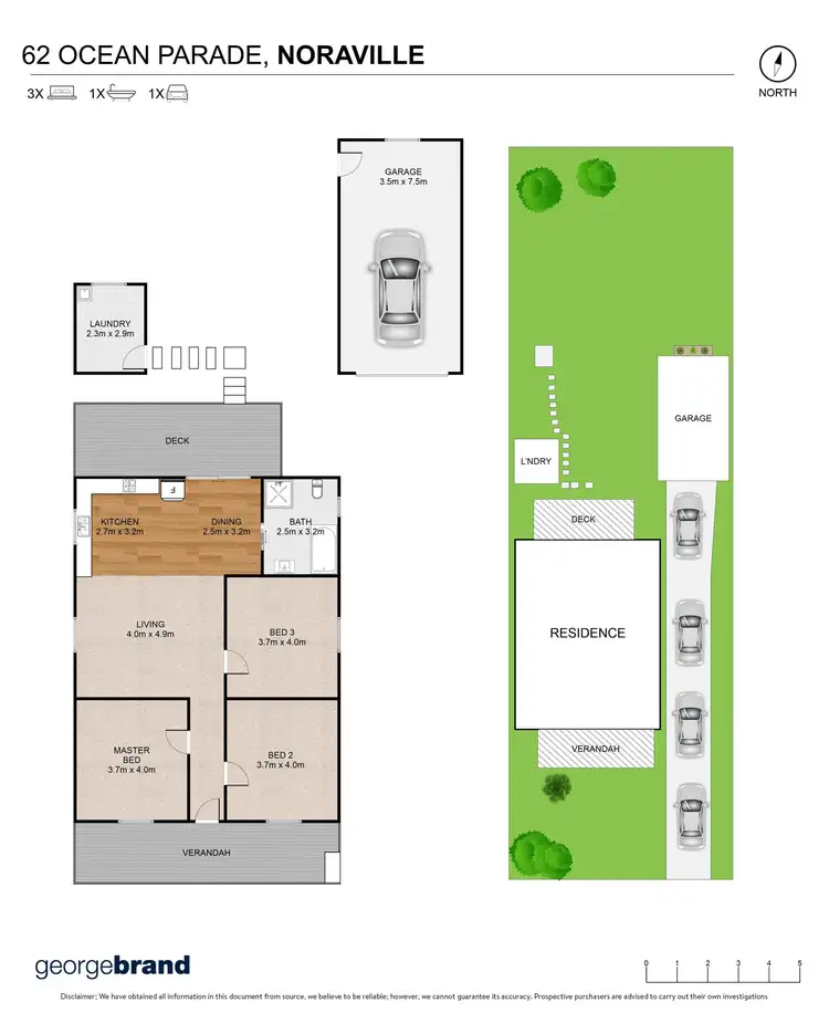 Floorplan of Homely house listing, 62 Ocean Parade, Noraville NSW 2263