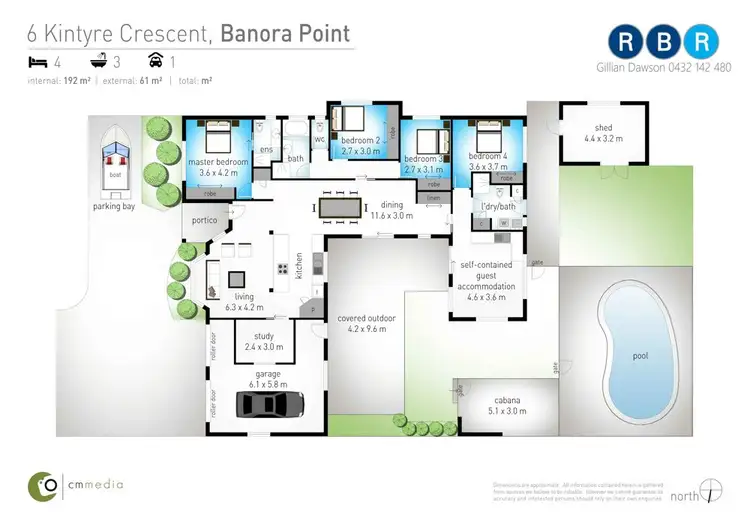 Floorplan of Homely house listing, 6 Kintyre Crescent, Banora Point NSW 2486