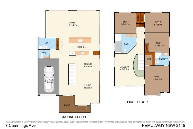 Floorplan of Homely house listing, 7 Cummings Avenue, Pemulwuy NSW 2145