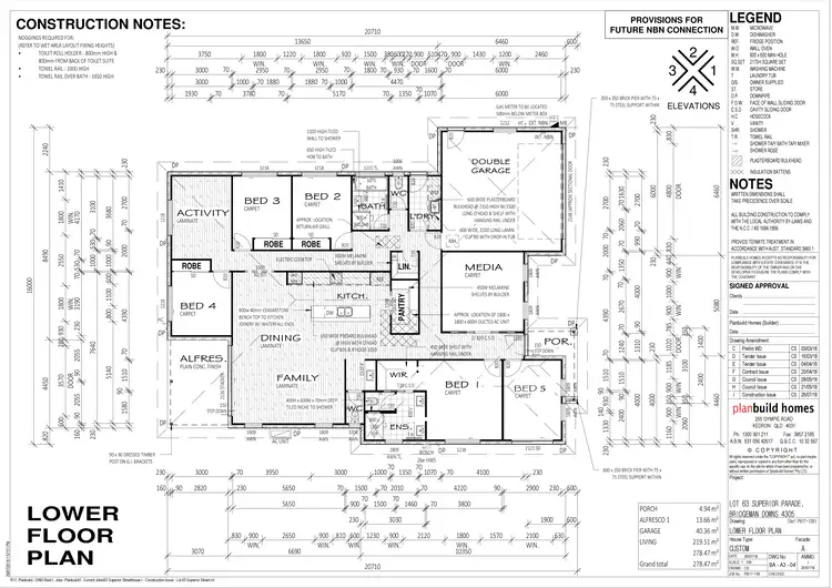Floorplan of Homely house listing, 23 Superior Parade, Bridgeman Downs QLD 4035
