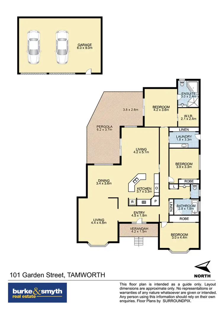 Floorplan of Homely house listing, 101 Garden Street, Tamworth NSW 2340