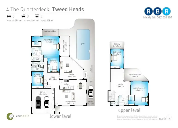 Floorplan of Homely house listing, 4 The Quarterdeck, Tweed Heads NSW 2485