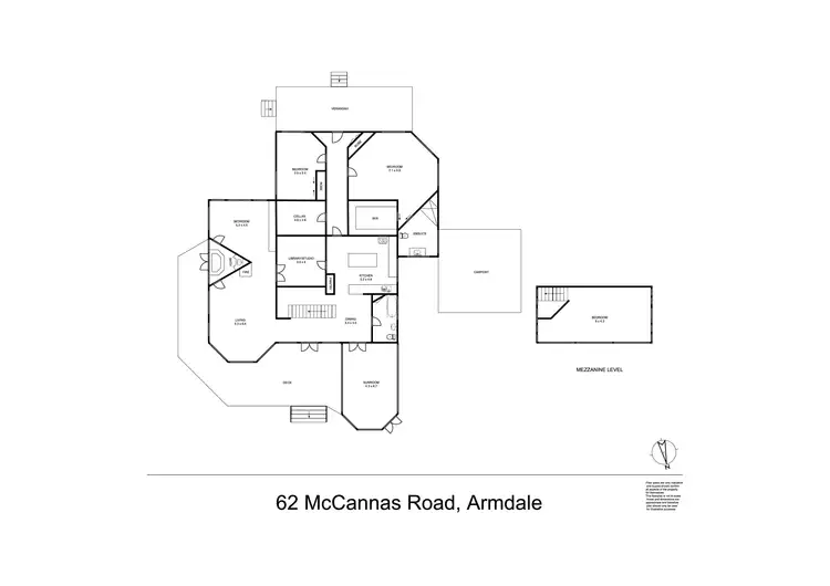 Floorplan of Homely house listing, 62 McCannas Road., Armidale NSW 2350