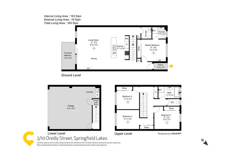 Floorplan of Homely house listing, 2/10 Oreilly Crescent, Springfield Lakes QLD 4300