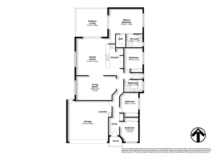 Floorplan of Homely house listing, 3 Joan Court, Rothwell QLD 4022