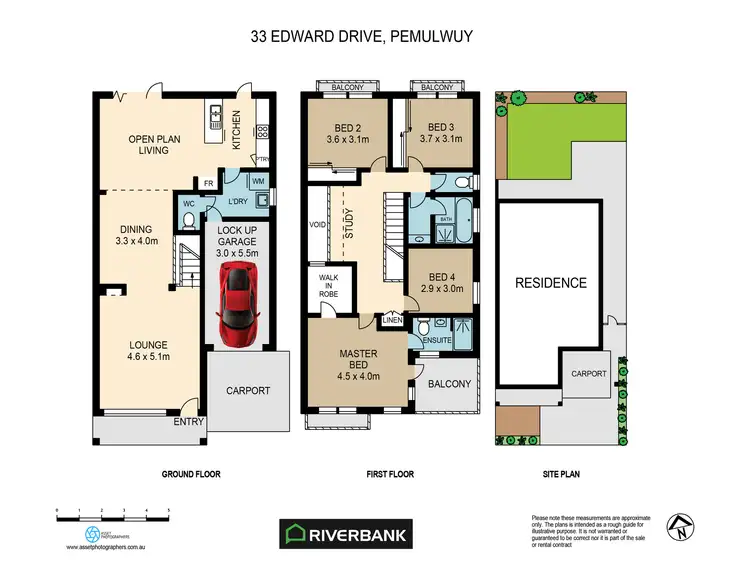 Floorplan of Homely house listing, 33 Edward Drive, Pemulwuy NSW 2145