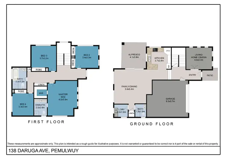 Floorplan of Homely house listing, 138 Daruga Ave, Pemulwuy NSW 2145
