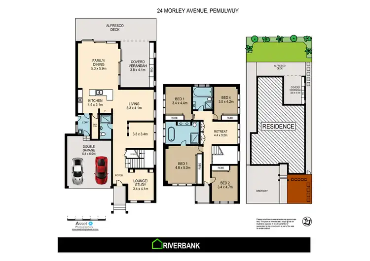 Floorplan of Homely house listing, 24 Morley Ave, Pemulwuy NSW 2145