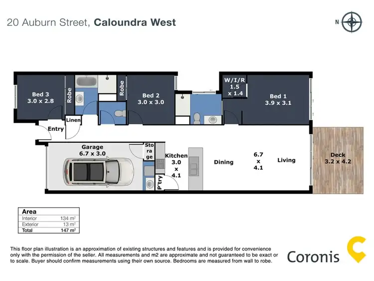 Floorplan of Homely house listing, 20 Auburn Street, Caloundra West QLD 4551