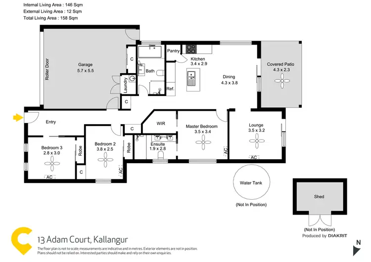 Floorplan of Homely house listing, 13 Adam Court, Kallangur QLD 4503