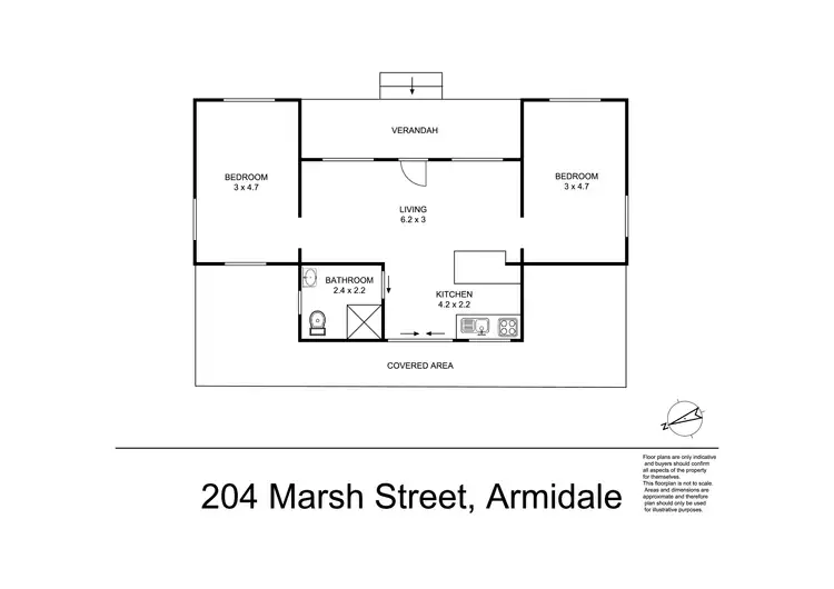 Floorplan of Homely house listing, 204 Marsh Street, Armidale NSW 2350