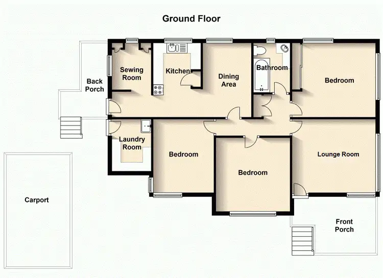 Floorplan of Homely house listing, 29 Purnell Street, Zillmere QLD 4034