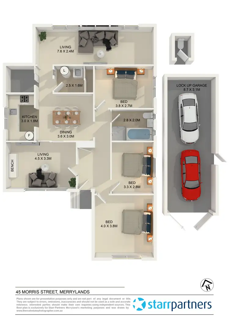 Floorplan of Homely house listing, 45 Morris Street, Merrylands NSW 2160